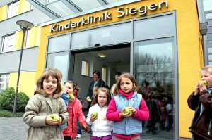 An der Kinderklinik in Siegen.