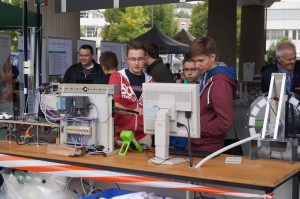 Technik zum Anfassen und selber ausprobieren, das bietet beim Tag der Technik in Siegen auch die Firma Kleinknecht aus Siegen.