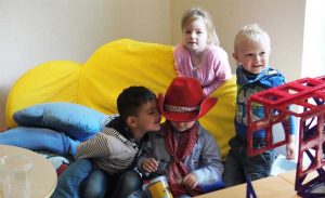 Heute besuchen täglich 34 Kinder den Betriebskindergarten.