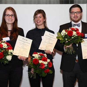 Drei Nachwuchswissenschaftlerinnen und -wissenschaftler der Universitäten Siegen und Aachen sowie der Fachhochschule (FH) Münster sind mit dem „Nachwuchsförderpreis Verbraucherforschung 2016‟ ausgezeichnet worden. 
