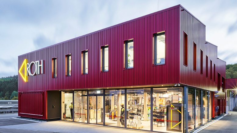 Bei der Hugo Roth GmbH ist neben den modernen Büros auch ein neues Ladengeschäft entstanden: Das „rowi|safetycenter“.